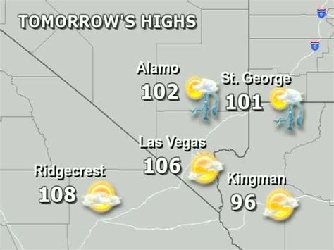 5 day forecast vegas